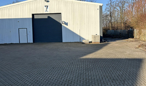 Lagerhalle 225 m² + 600 m Freifläche zu vermieten Lünen