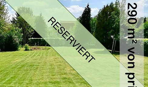 *RESERVED!* Building plot 1290m² Weimar Legefeld from PRIVAT