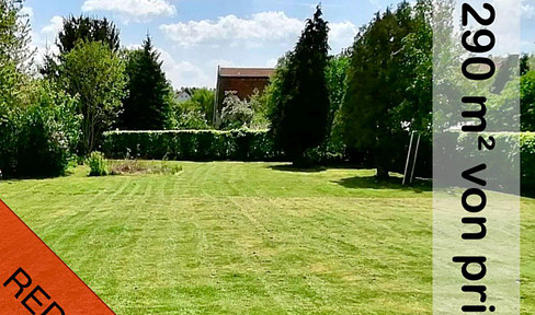 Building plot 1290m² Weimar Legefeld from PRIVAT