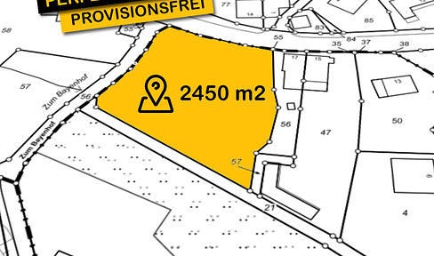 2450m2 Grundstück - perfekt für MFH