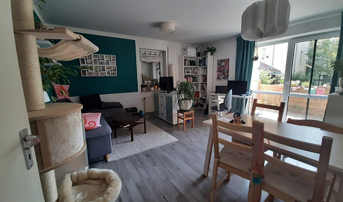 Quiet ground floor apartment with terrace near the Dresden TV tower