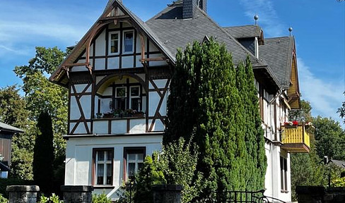 Historic half-timbered villa with outbuildings