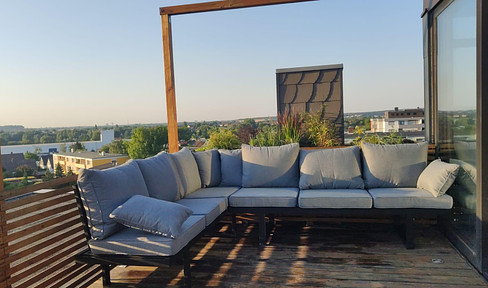 Reserviert! Penthouse/Dachterrasse mit tollem Ausblick