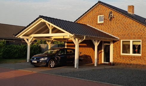 Bungalow mit Doppelcarport