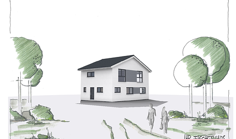 Semi-detached house for the whole family - new-build project