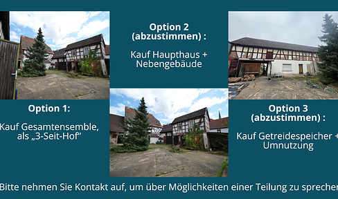 Sanierungsbedürftige Hofreite Babenhausen-Langstadt, z.B. Mehrgenerationen-Wohnen, Wohnen + Arbeiten