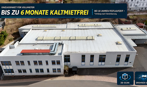 BIS ZU 6 MONATE KALTMIETFREI* | 3,83 €/m² | Industrie-/Logistikstandort mit Büro- und Sozialflächen