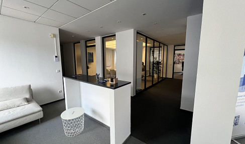 Full-service office space, freshly renovated + furnished