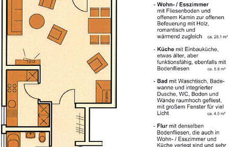 2 1/2 Zimmer Wohnung im EG mit Terrasse und Gartenanteil in Stuttgart Weilimdorf