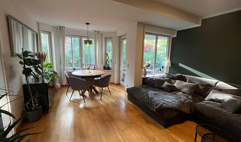 Upscale 3 room maisonette+garden+parking space, a.d.Heiligen drei Pfühlen