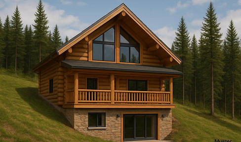 2 Building plots for Canadian log cabins/weekend homes available in Alfdorf (73553).