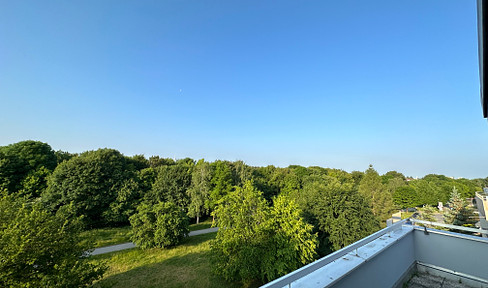 möbliertes 2-Zimmer Dachgeschoss-Appartment mit Terrasse; provisionsfrei