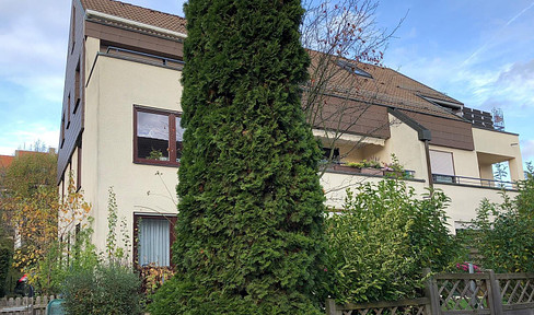 3-Zi-Maisonette-Wohnung mit Balkon, ruhige Lage am Ortsrand