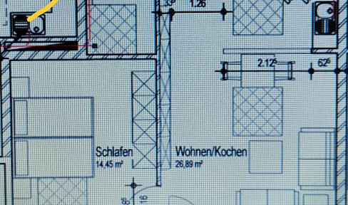 Am Golfpark! Dachgeschoss!! 2-ZW zum 01.01.2025!!! ab 01.11.2024 Einzug möglich!!!!