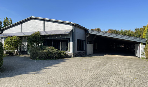 High-quality warehouse/production hall, with modern and large manager's residence (commission-free)