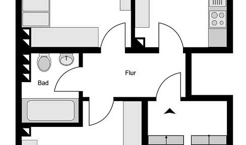 Kernsanierte Etagenwohnung mit Balkon – Wohnen im Herzen von Bochum