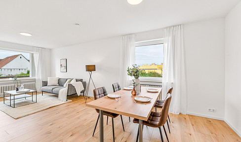 +++ FREE AS OF NOW +++ Your new home: Stylish 3-room apartment in Neu-Ulm is waiting for you