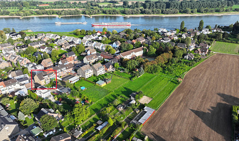 Schöne 88qm Wohnung mit Einbauküche, Balkon und Blick - Neuss-Uedesheim am Rhein!