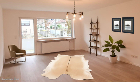 Free of commission! Top location! High-quality renovated 3-room apartment with parking space