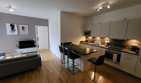 Luxury furnished apartment/ 2400€ all ink. contract 1-2 Years- Internet, Concierge, Terrasse