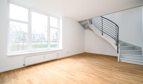 Unique 3-room loft-style apartment on the Wall in Greifswald city center