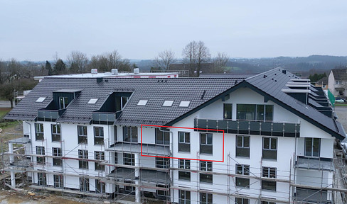 Secure 5% AfA now! Exclusive new-build apartment in the center of Seelscheid - age-appropriate