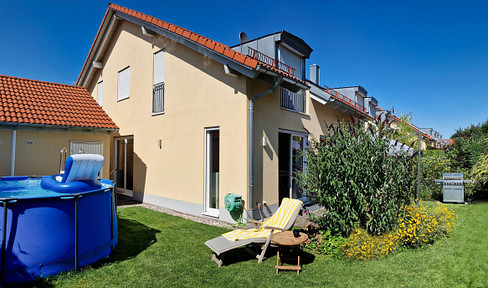 Modern and high-quality corner terraced house in Putzbrunn * Commission-free