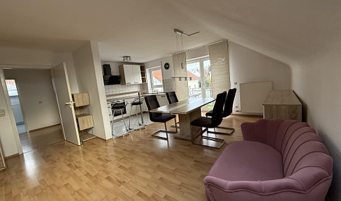 modern furnished apartment with balcony in Bad Schönborn - Langenbrücken (near S-Bahn Bad Schönborn Süd)