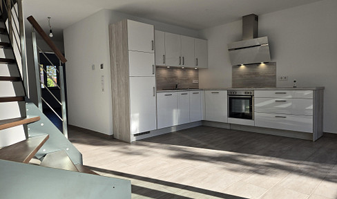 Moderne Maisonette (KfW 40) in zentraler Lage, naturnah - direkt am Lech ... Top Lage!