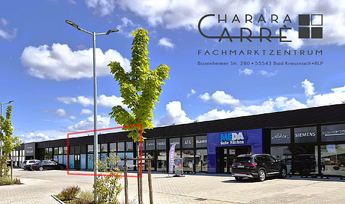 Retail space available in a specialized retail center, located in a prime location on Bosenheimer Straße.