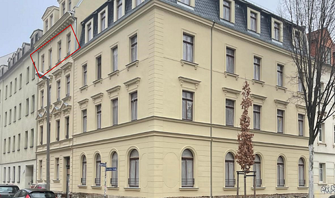 Neubau innen, historisch außen, 2-Raum WHG, gehobene Ausstattung, EBK, Balkon