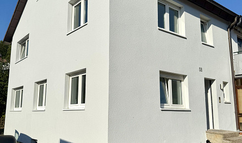 End terraced house and garage