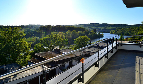 Unique view over the Olper Biggesee!