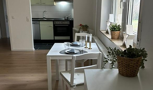 Beautifully renovated 1 room apartment in MA, with garden use, Herzogenried Park, near UMM