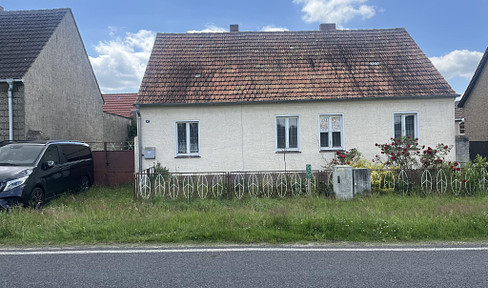 Farmhouse with land, detached house, yard, barn, garage Lebusa, Brandenburg