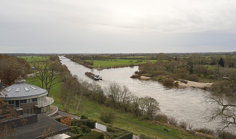 Weserblick: 4-Zimmerwohung mit Balkon - Wohntraum in Achim