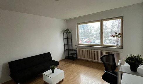 Beautiful fully furnished 2-room apartment with balcony