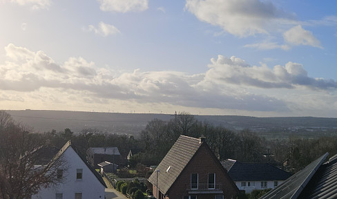 Penthouse / new-build apartment above the rooftops of Ibbenbüren