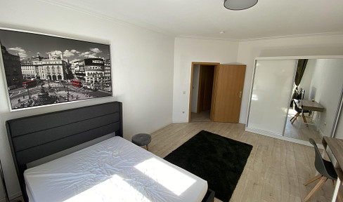 All-round carefree package! Furnished shared room WLAN & NK in renovated 4-room apartment 2 min. from Meckenheim