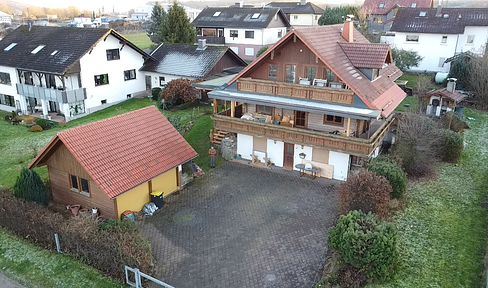 Unique wooden house