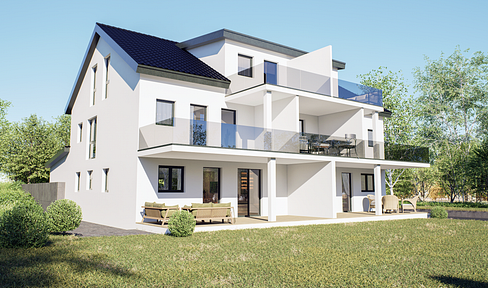 Modern and sustainable - KfW 40 EH QNG standard - condominium in a new building