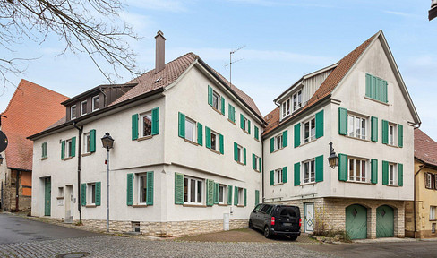 Two high-yield apartment buildings in the center of Markgröningen