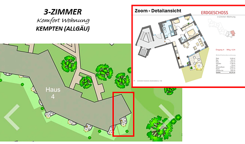 exklusive 3-Zimmer Wohnung - Funkenwiese