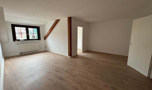 Newly renovated 2-room apartment (top floor) in Kahla - directly on the market for rent