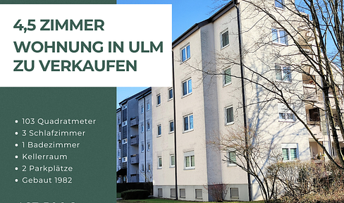 High-quality 4.5-room apartment in Ulm - ideal for families or investors - commission-free