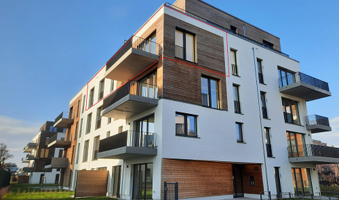 Moderne 4-Zimmer Wohnung mit Südbalkon, Einbauküche und Tiefgaragenstellplatz (Neubau), von privat