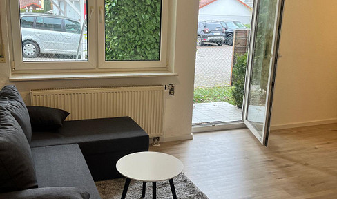 Gemütliche 1,5-Zimmer-Wohnung möbliert mit Terrasse und Garten in Bad Rappenau-Fürfeld