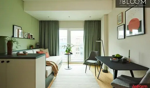 "The Bloom Homes" - modern fully furnished 1-room apartments on the Spree - furnished temporary living