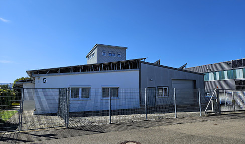 Wohnen Arbeiten Bodensee Wohnhaus Gewerbehalle Büro Lager Seesicht Bergsicht Stellflächen 2458qm