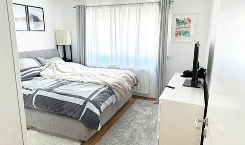 Beautiful, bright apartment on the ground floor, located in the idyllic Hohberg area.